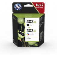 HP 303 XL Set Zwart en kleur cartridge (origineel)