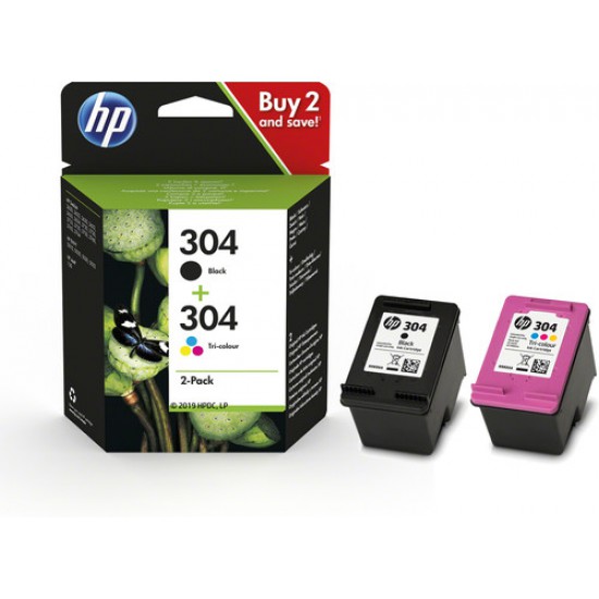 HP 304  Zwart en Kleur set (origineel)